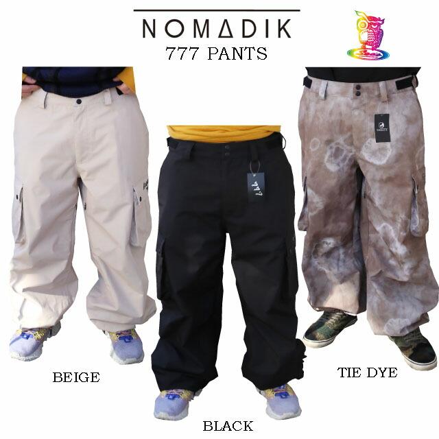 24-25 NOMADIK【ノマディック】777 PANTS スノーボード ウェア