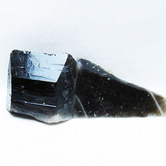 ムーミン 値下げ モリオン 黒水晶 天然無処理 原石 MY977 ムーミン様