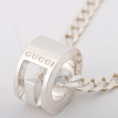 GUCCI（グッチ） ネックレス カットアウトG スターリングシルバー