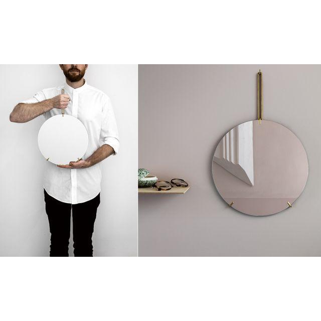 MOEBE ムーベ ウォールミラーφ30cm ブラス WMBR30 : SEMPRE - 通販