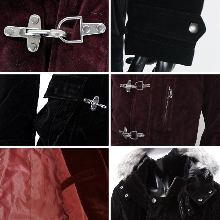 送料無料】 ベロアファイヤーマン コート メンズ ファーコート