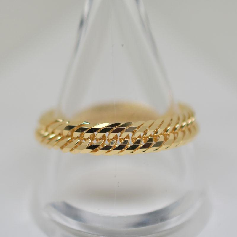 K18 喜平リング トリプル12面 15号 メンズ・レディース 26650【新品