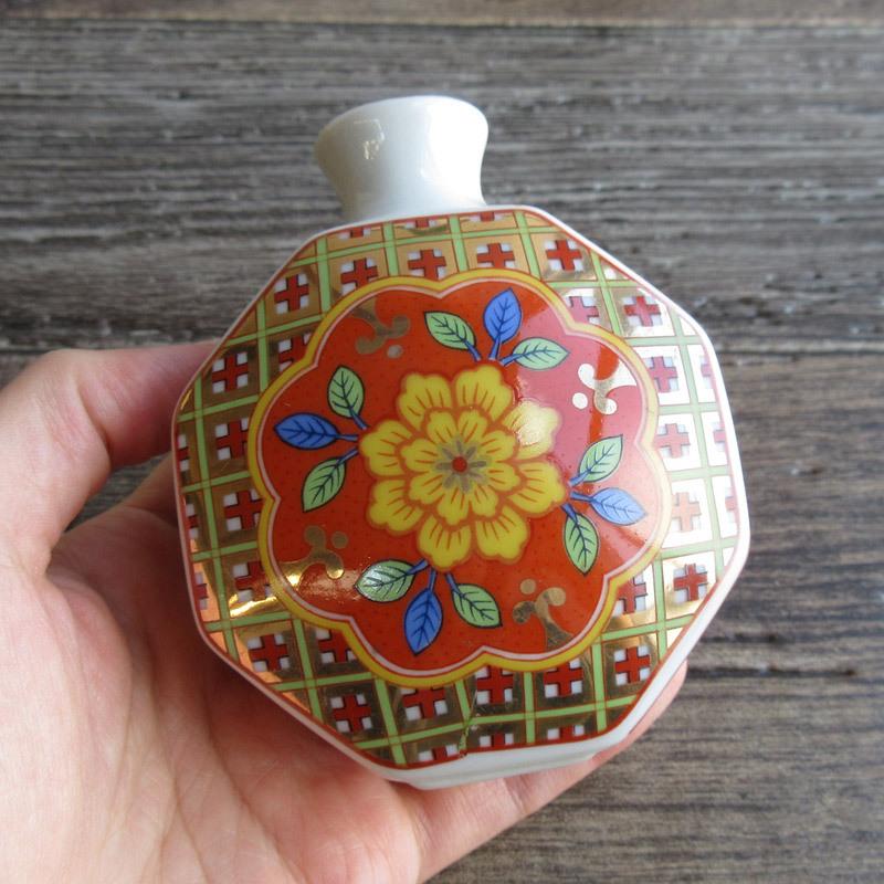 一輪挿し 在庫限り 8角 花瓶 フラワーベース 高さ10cm おしゃれ