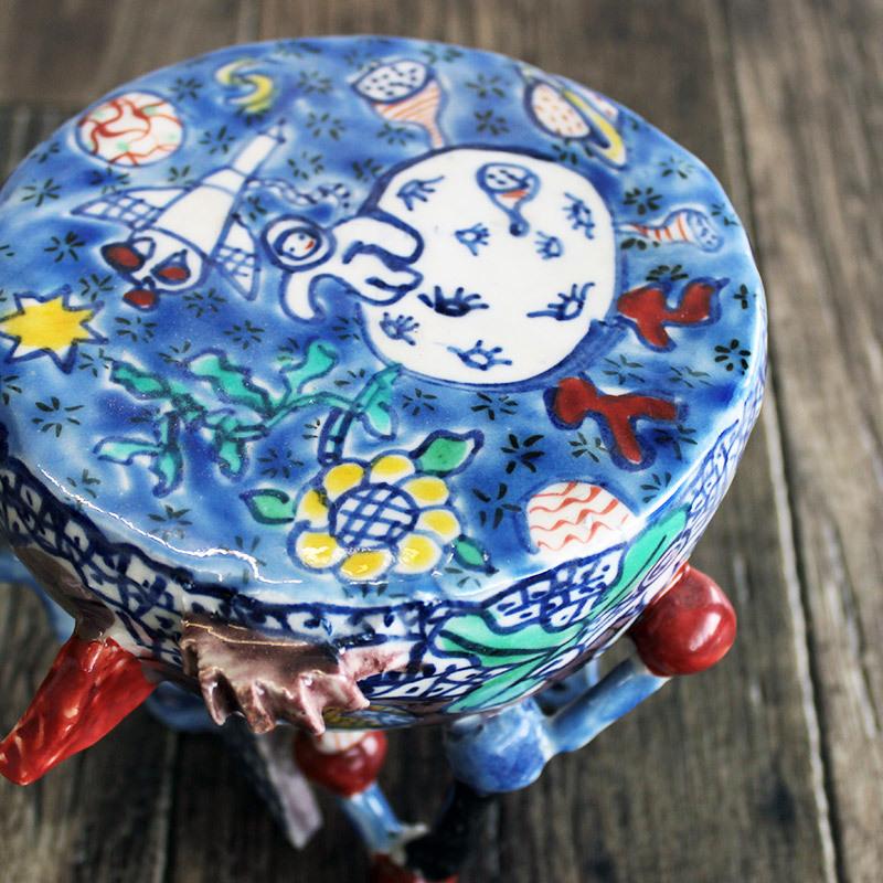 有賀正季 オブジェ 飾り物 鉢台 ユニバース スペース 岐阜県 瑞浪市