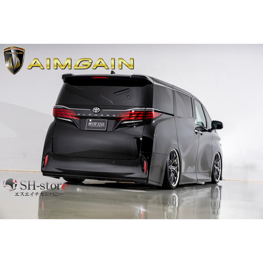 40系アルファードリアスポイラー未塗装[マフラーカッター付属