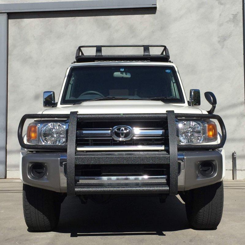 ランドクルーザー70系 GRJ76K/GRJ79K用 グリルガード(ブラック