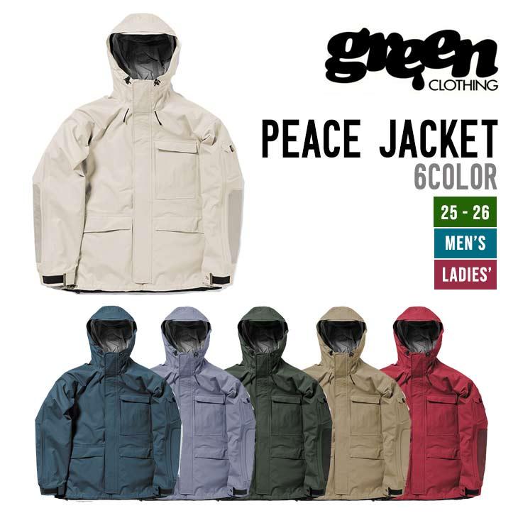 GREEN CLOTHING グリーンクロージング 25-26 PEACE JACKET ピース