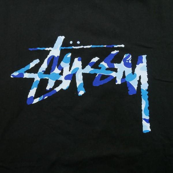 ア ベイシング エイプ A BATHING APE ×STUSSY 30周年記念ストックカモT