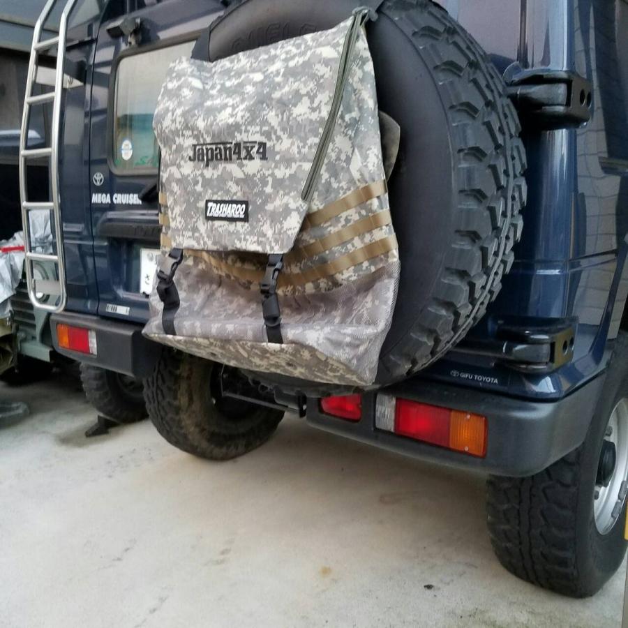 Trasharoo bag トラッシャルバッグ (ゴミ収納バッグ) JAPAN4x4 ロゴ