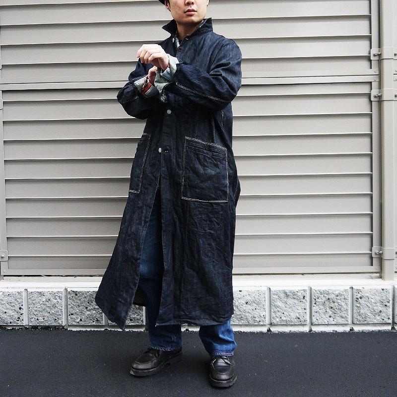 デニムマッドネス ロングコート コート デニムコート 日本製