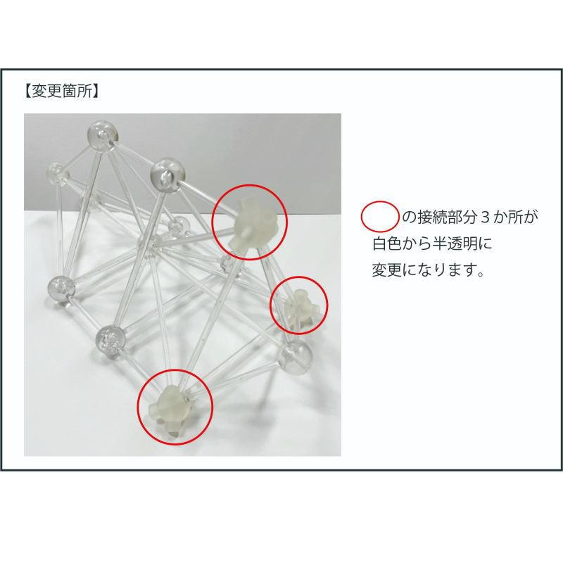 株式会社ユニカ 丸山修寛先生開発 模型バッキーボール(組立式)+パドマ
