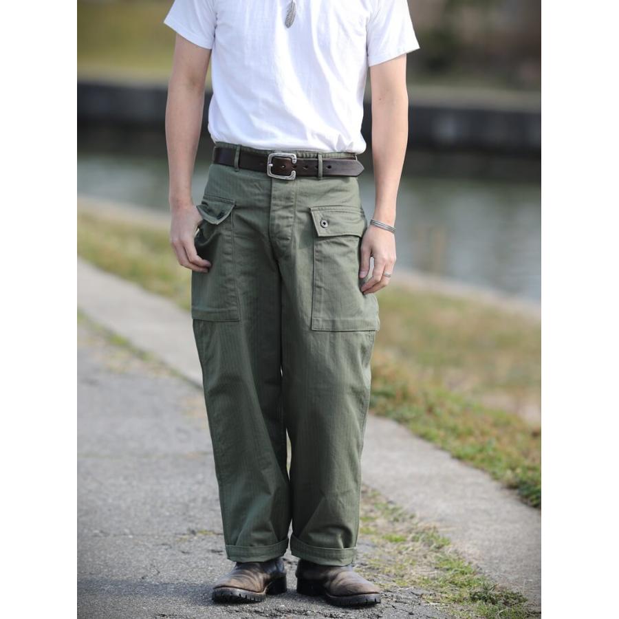 TCBジーンズ モンキーパンツ ヘリンボーンツイル TCB jeans Crawling