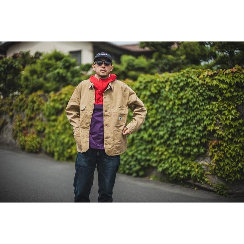 TCBジーンズ キャットヘッドジャケット カーキドリル カバーオール TCB