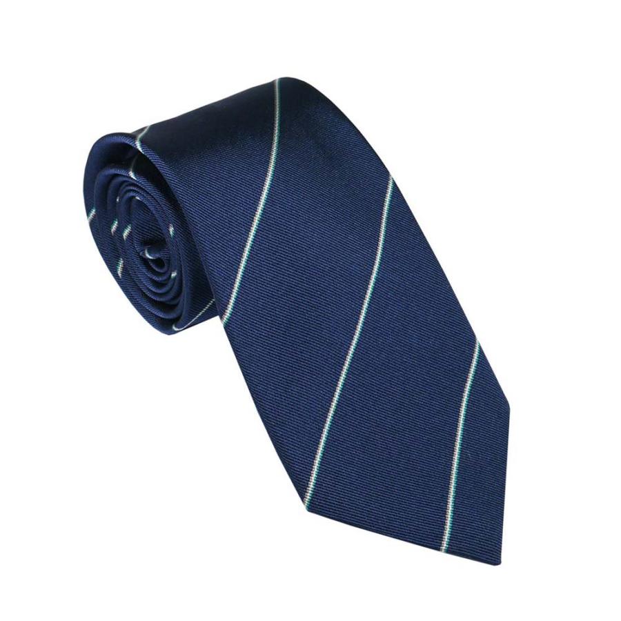 dunhill（ダンヒル） ネクタイ ネイビー DU18FPTW1ZI434R ストライプ