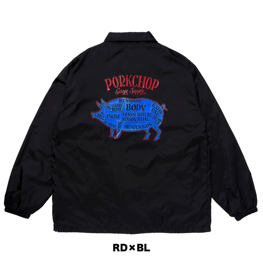 全2色】PORKCHOP GARAGE SUPPLY PORK BACK COACH JKT コーチジャケット
