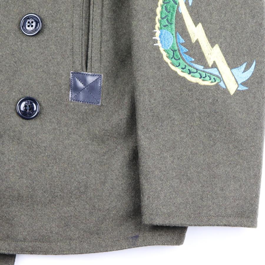 WEIRDO（ウィアード） WEIRDO SKULL & SNAKE - PEA COAT (KHAKI) P