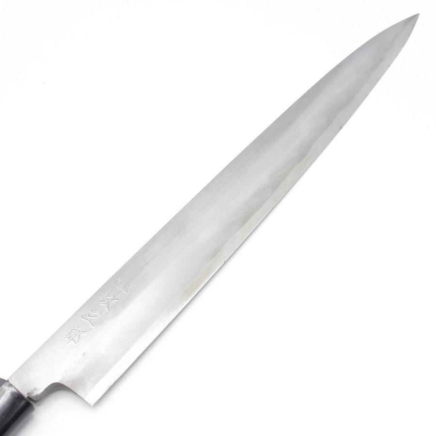 紋三郎 柳包丁 九寸 栗型柄 刃渡り約270mm 和包丁 柳刃 : リファン