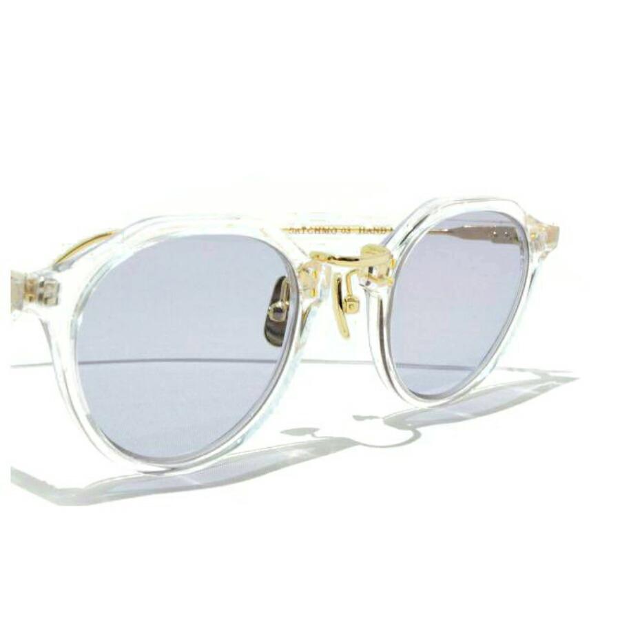 A.D.S.R. adsr サングラス SATCHMO サッチモ 03 クリアフレーム ブルー