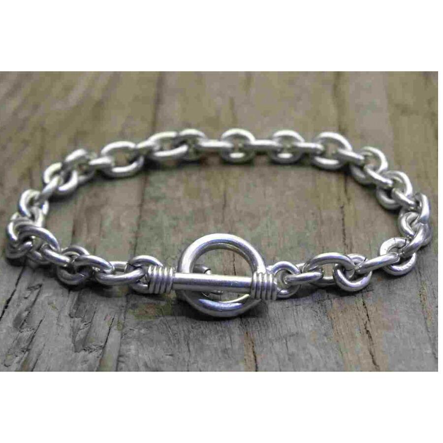 Vintage Silver 925 Toggle Bracelet (B038) ヴィンテージ メキシカン