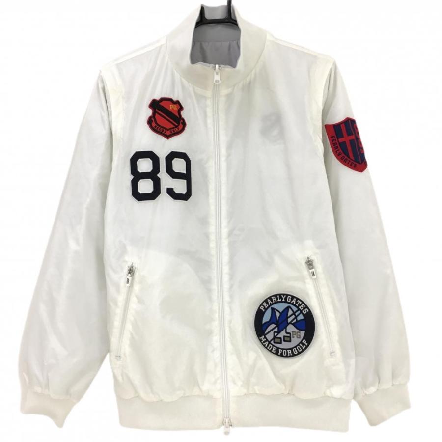 パーリーゲイツ 4WAYリバーシブル中綿ジャケット 白 裏グレー 複数