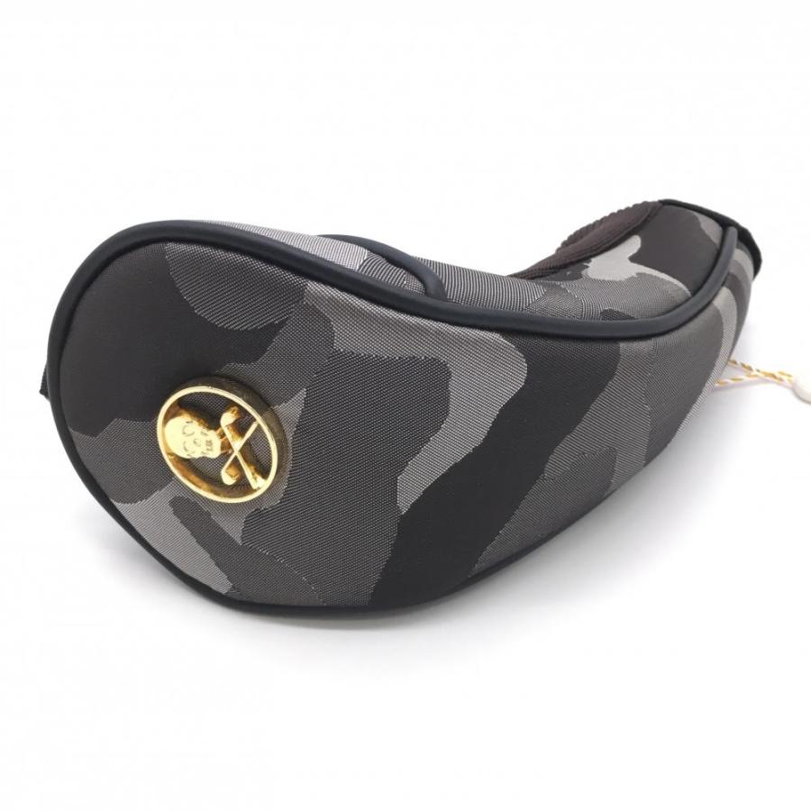 MARK&LONA（マークアンドロナ） ヘッドカバー UT ブラウン 迷彩×スカル