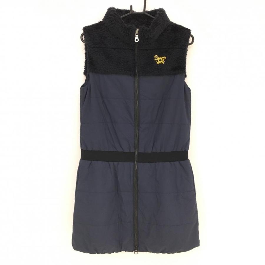 BEAMS（ビームス） ビームスゴルフ 中綿ワンピース ネイビー ベスト