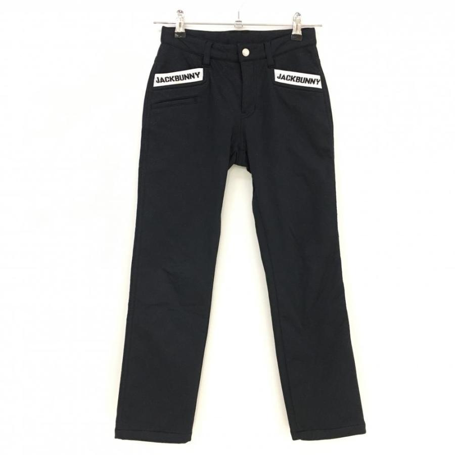 Jack Bunny!!（ジャックバニー） パンツ 黒 星総柄 裏起毛 ジュニア