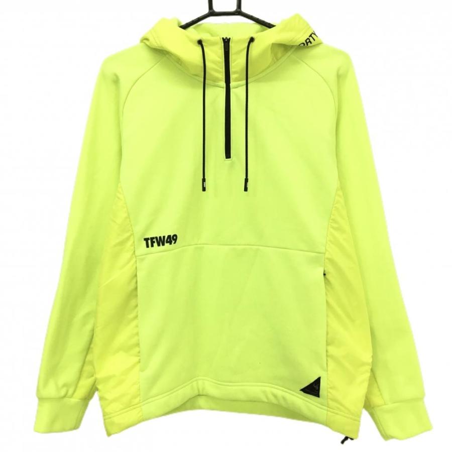 TFW49 【美品】TFW49 パーカー 蛍光イエロー フリース ブルゾン メンズ