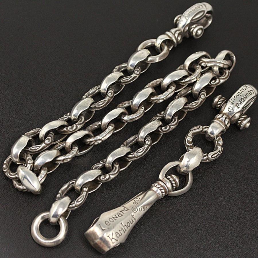 レナードカムホート シルクリンクウォレットチェーン ベルトフック