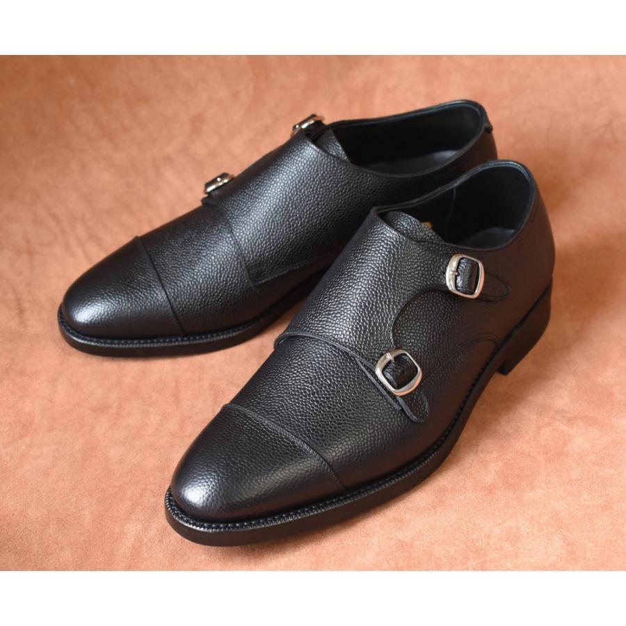 RAYMAR】TaliaII シボ革ダブルモンクストラップ / Vibramソール