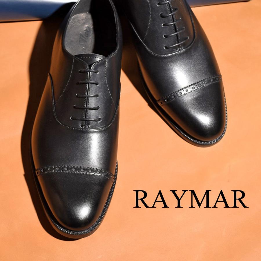 RAYMAR】内羽根パンチドキャップトゥ 5641RII ブラック RAYMAR