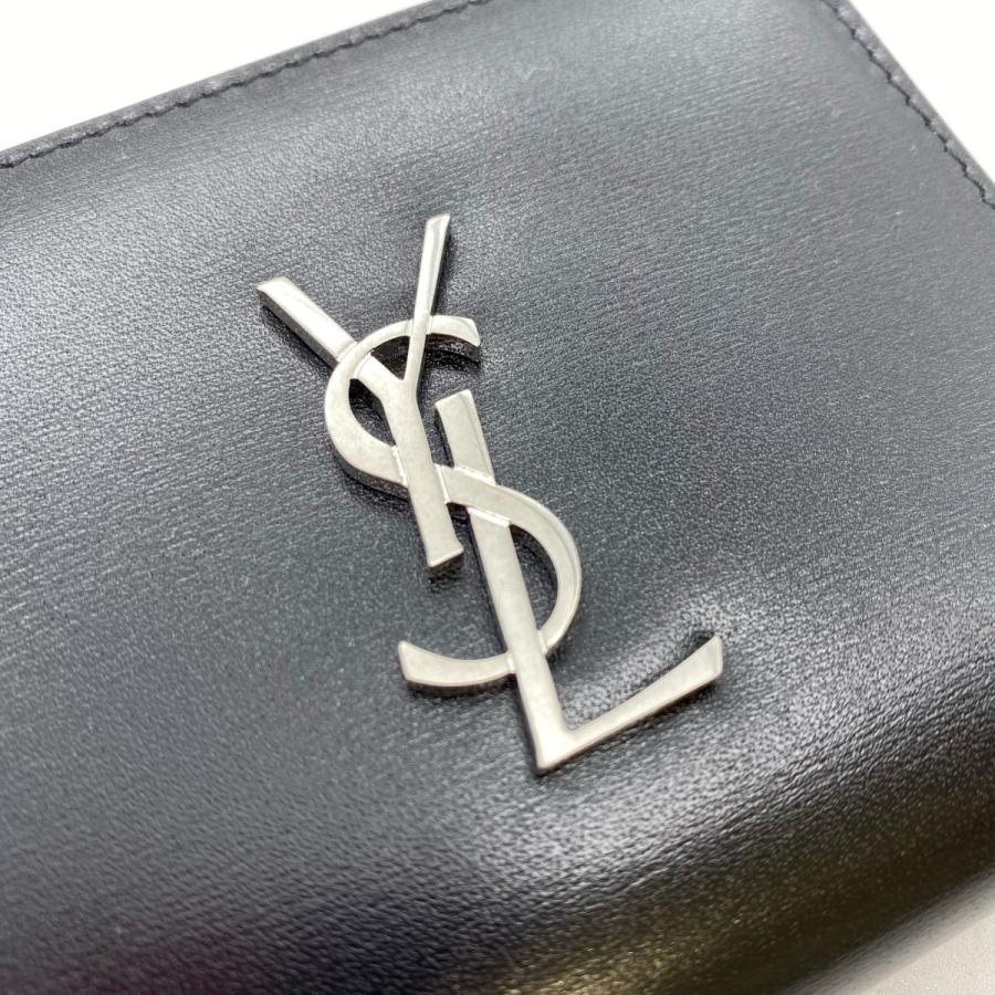 SAINT LAURENT 【SAINT LAURENT】サンローラン YSL ロゴ コンパクト 二