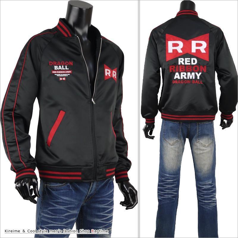 スカジャン メンズ ドラゴンボール レッドリボン軍 サテンスカジャン