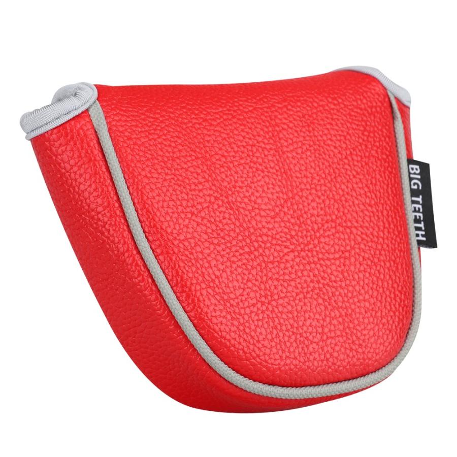 BigTeeth パターカバー ゴルフヘッドカバー マレット型 Putter Cover
