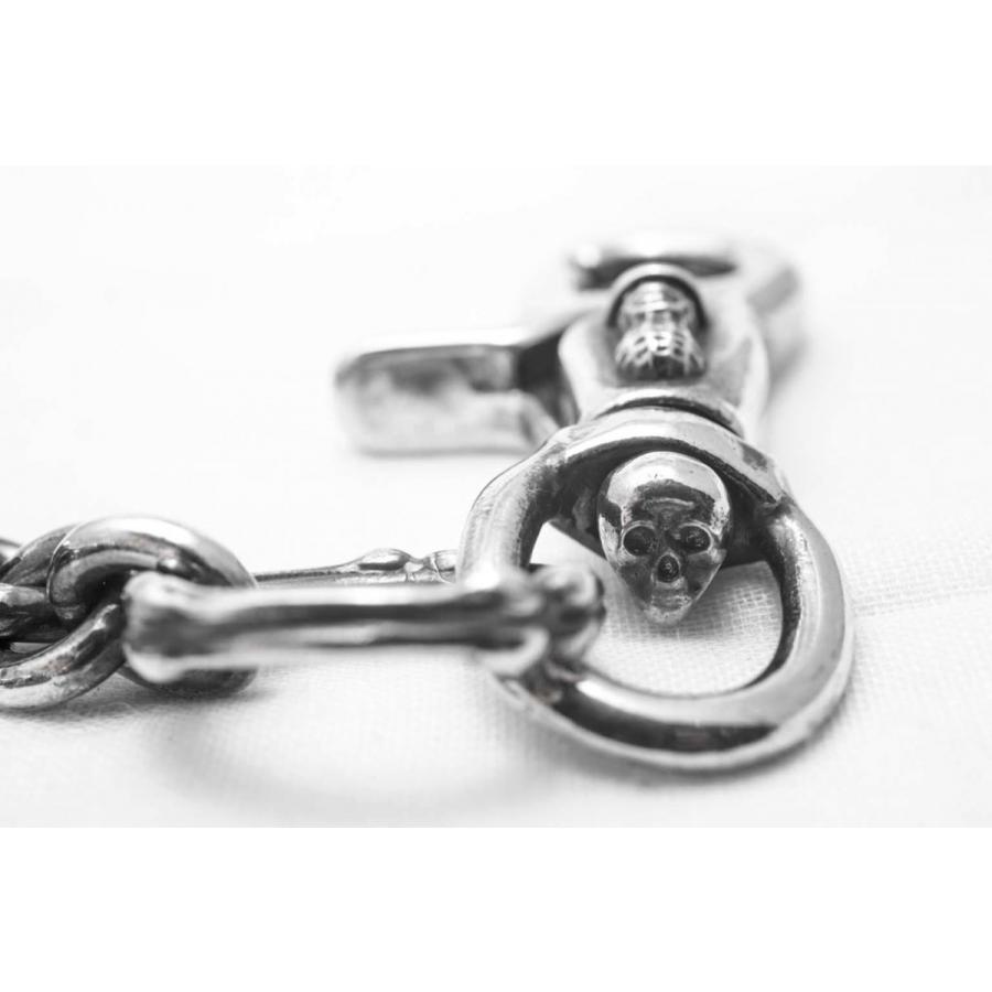 PEANUTS＆CO PEANUTS & CO. BULL WALLET CHAIN (SILVER×DIAMOND