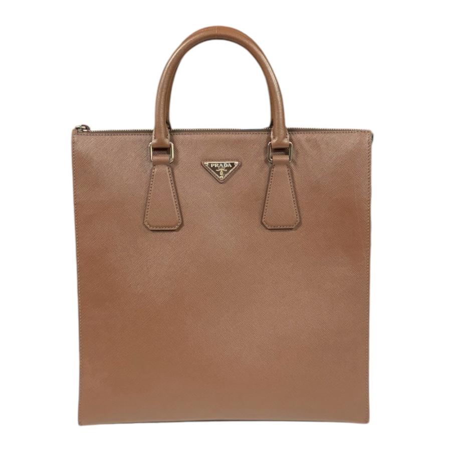 PRADA（プラダ） ビジネスバッグ トートバッグ レザー 2VG079 ブラウン