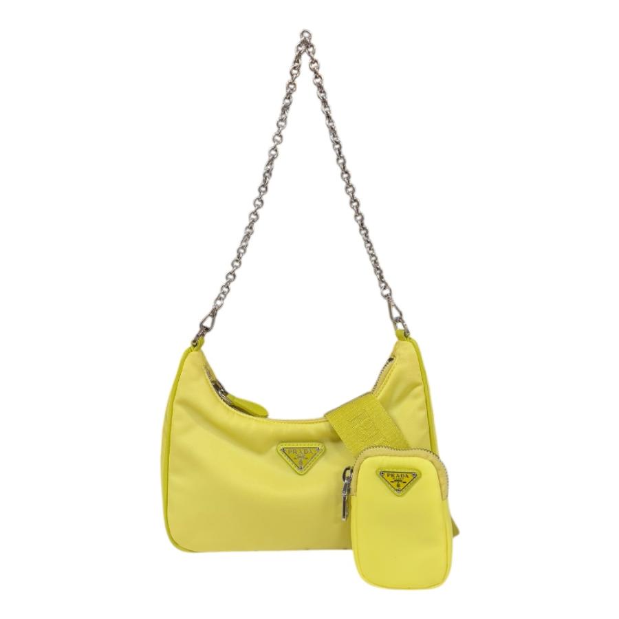 PRADA（プラダ） ショルダーバッグ ナイロン 1BH204 イエロー