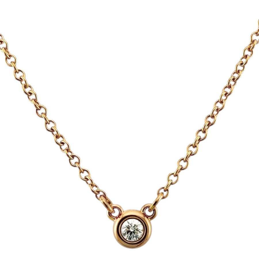 TIFFANY&Co.（ティファニー） バイザヤード 約0.03ct ネックレス 18金