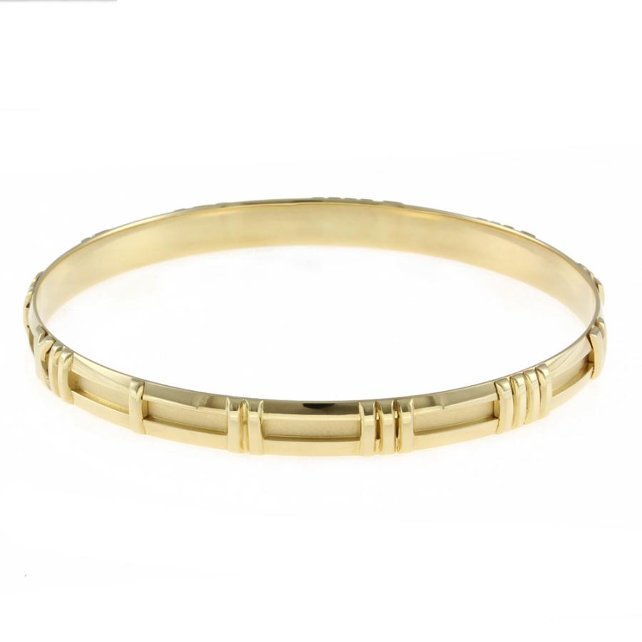TIFFANY&Co.（ティファニー） アトラス バングル 18金 K18イエロー