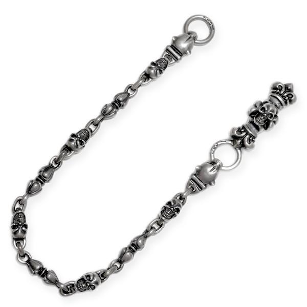 Gaboratory（ガボラトリー） ウォレットチェーン スカルオン4ハート