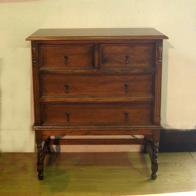 チェスト アンティーク家具 クラッシック 3段チェスト サイドテーブル