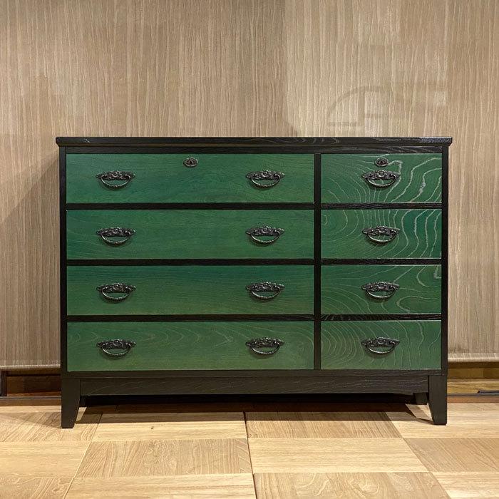 チェスト 整理箪笥 和箪笥 民芸家具風 和家具 日本製 国産家具 民芸