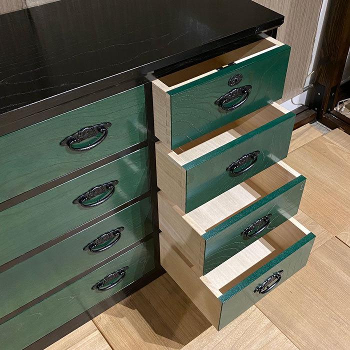 チェスト 整理箪笥 和箪笥 民芸家具風 和家具 日本製 国産家具 民芸