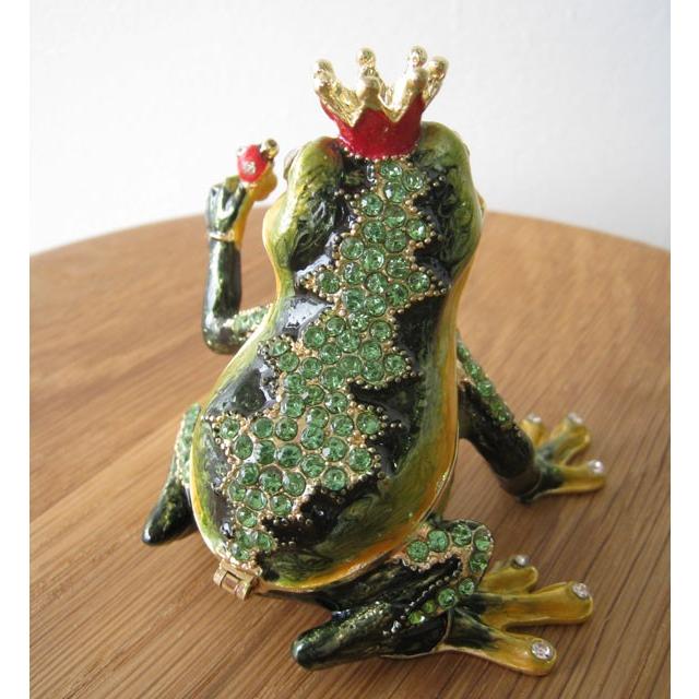エナメルボックス かえる カエル 蛙 ケース ジュエリーケース イギリス