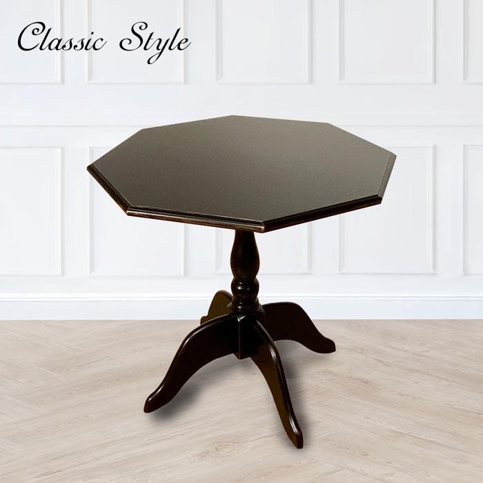 テーブル 日本製 国産家具 北海道 ナラ無垢 ナラ材 八角テーブル 丸