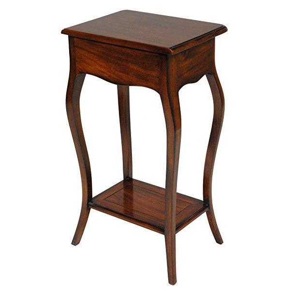 コンソールテーブル 電話台 木製 マホガニー 花台 クラシック