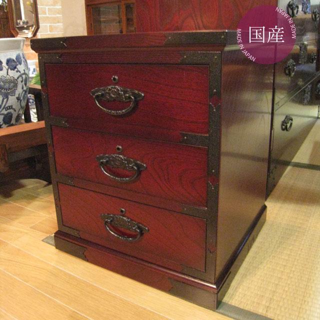 民芸小箱 （鍵付き）民芸家具 国産家具 日本製 和家具 和風家具 送料