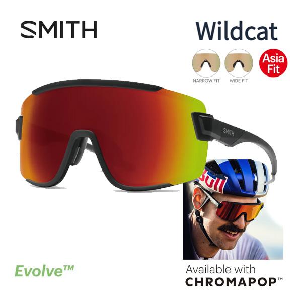 SMITH（スミス） サングラス smith wildcat Matte Black（CP Red