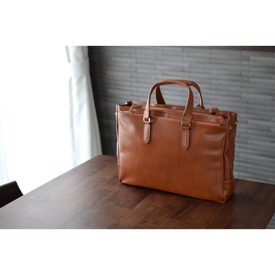 ビジネスバッグ メンズ バック レディース トート a4 B4 pc 本革付属