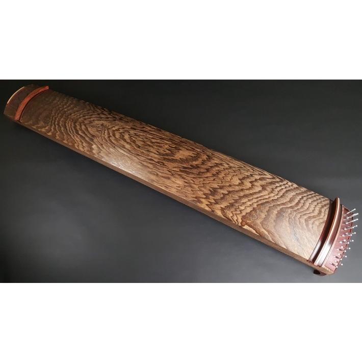 琴/箏【最高級品】十七絃琴【くり甲・玉縁紅木巻】（YSP-17006） : 和